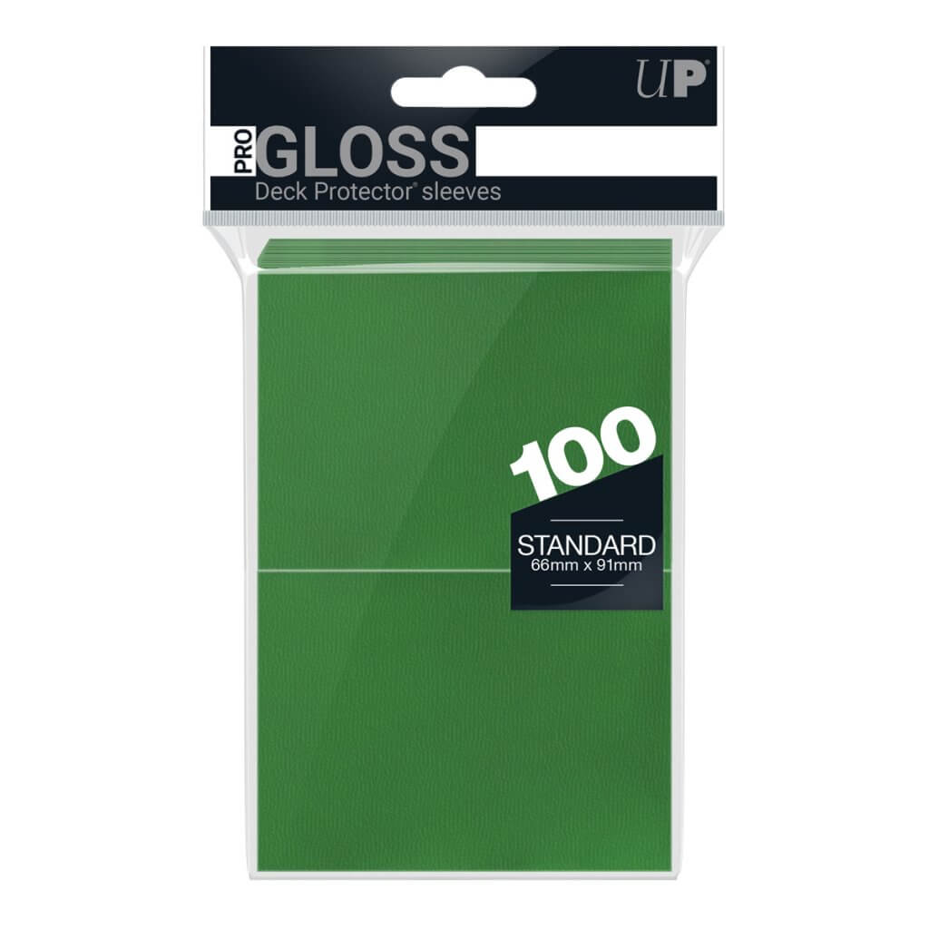 Ultra Pro: Deck Protector Standard - Gloss - 100ct (Green)