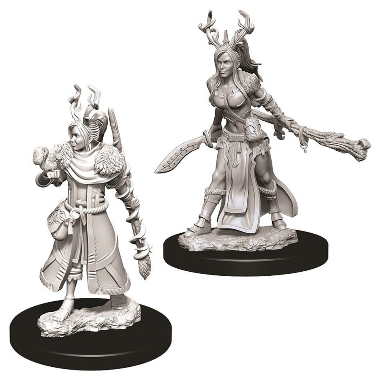 Nolzur's Marvelous Miniatures: Female Human Druid