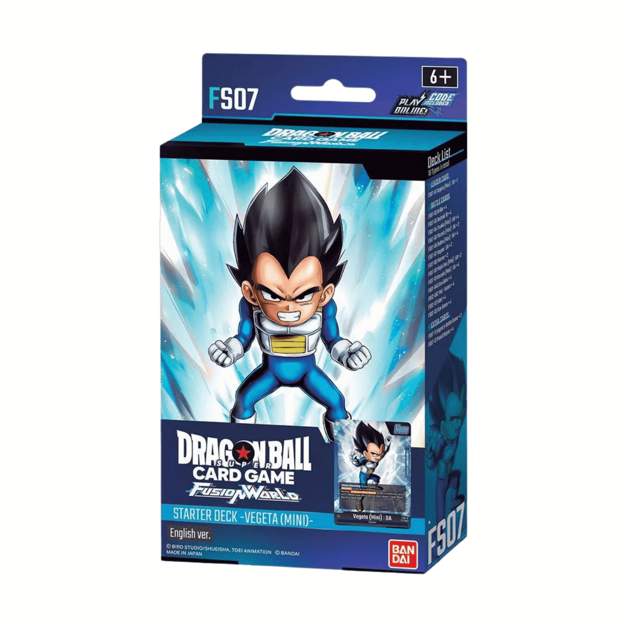 Dragon Ball Super Card Game: Fusion World Starter Deck - Vegeta (Mini) FS07
