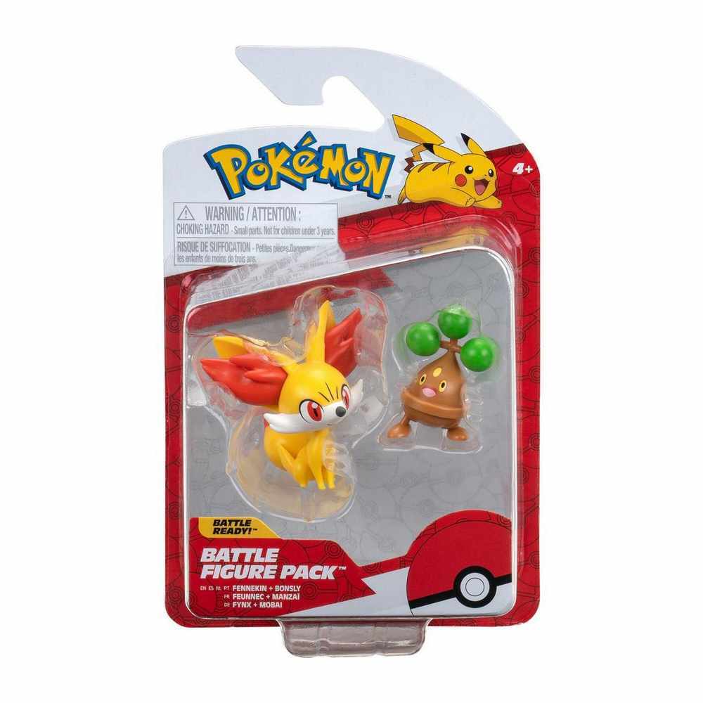 Pokemon: Battle Figure Pack - Fennekin & Bonsly