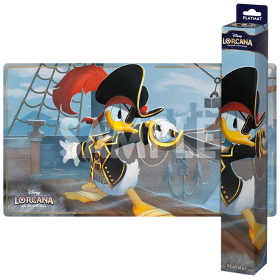 Disney Lorcana: S6 Azurite Sea Playmat: Donald Duck, Buccaneer