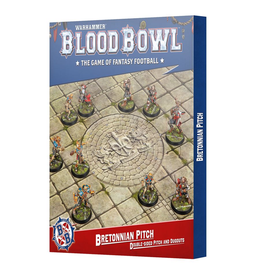 Blood Bowl: Bretonnian Team Pitch and Dugouts