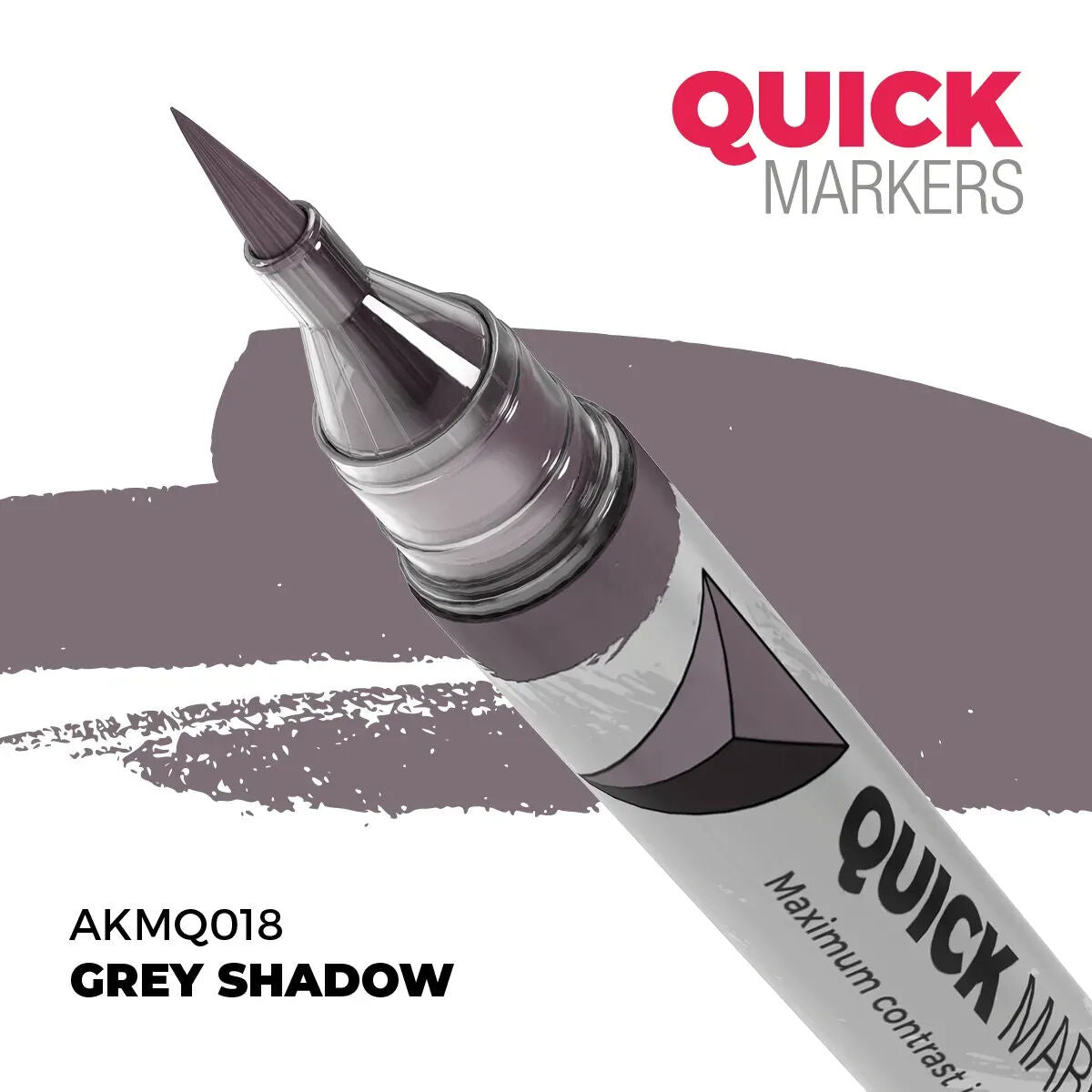 AK Interactive: Quick Markers - Grey Shadow
