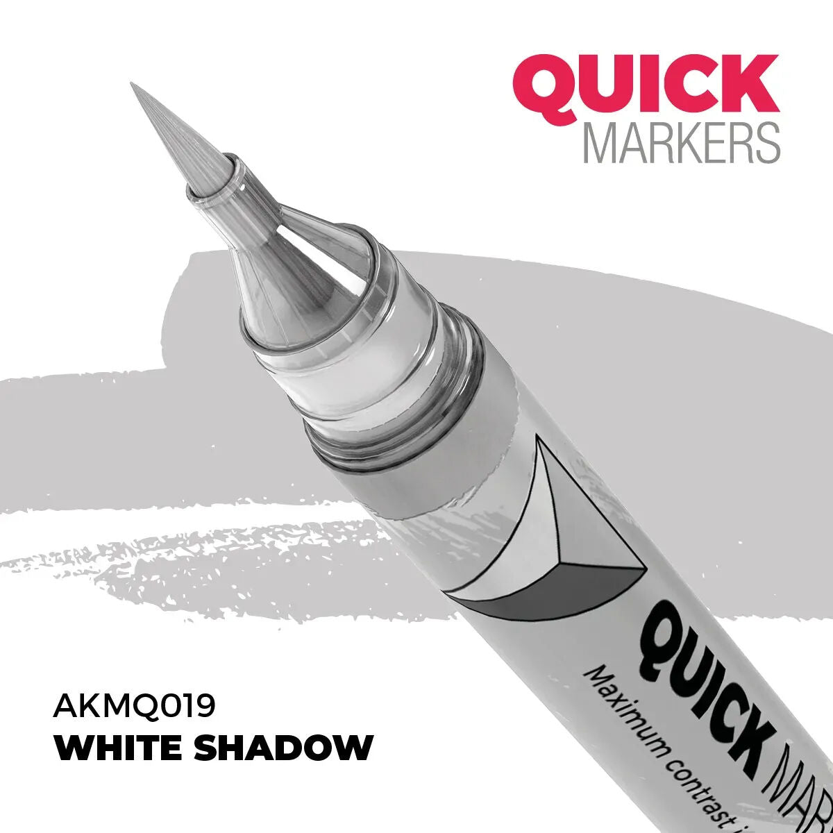 AK Interactive: Quick Markers - White Shadow