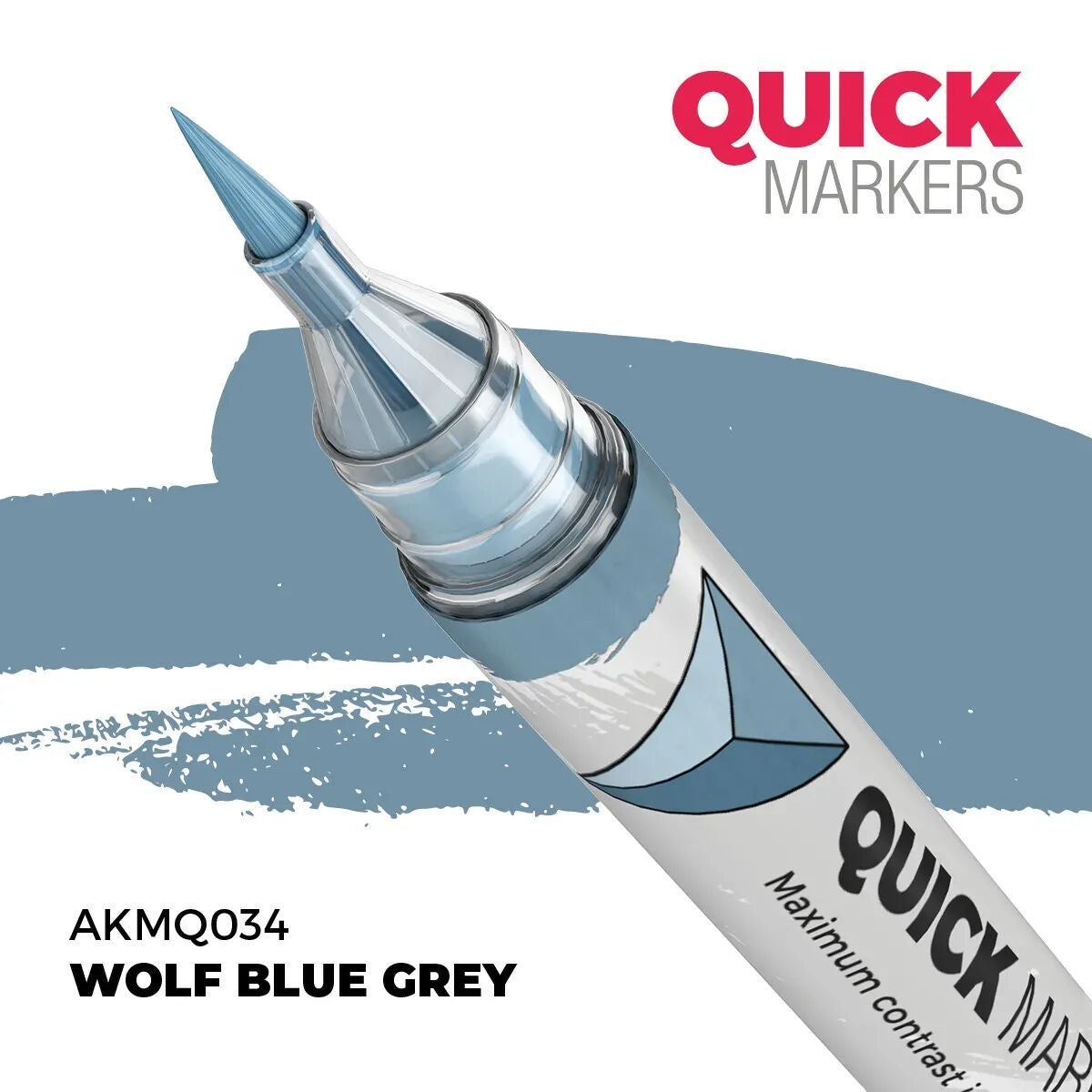 AK Interactive: Quick Markers - Wolf Blue Grey