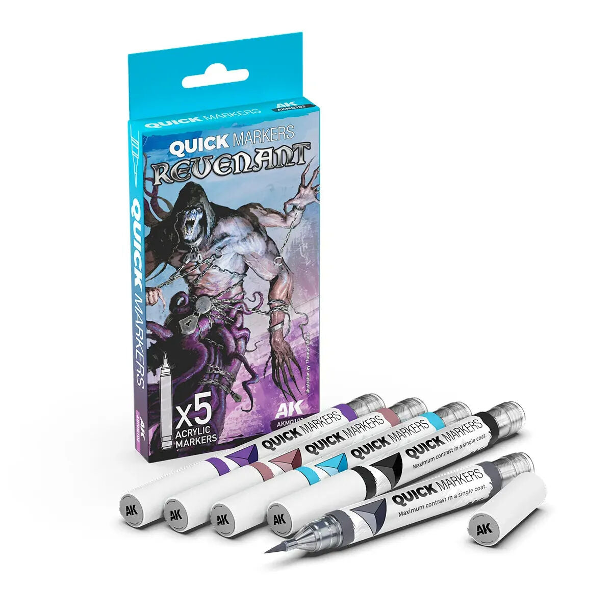 AK Interactive: Quick Marker Set - Revenant (5 Colour Set)