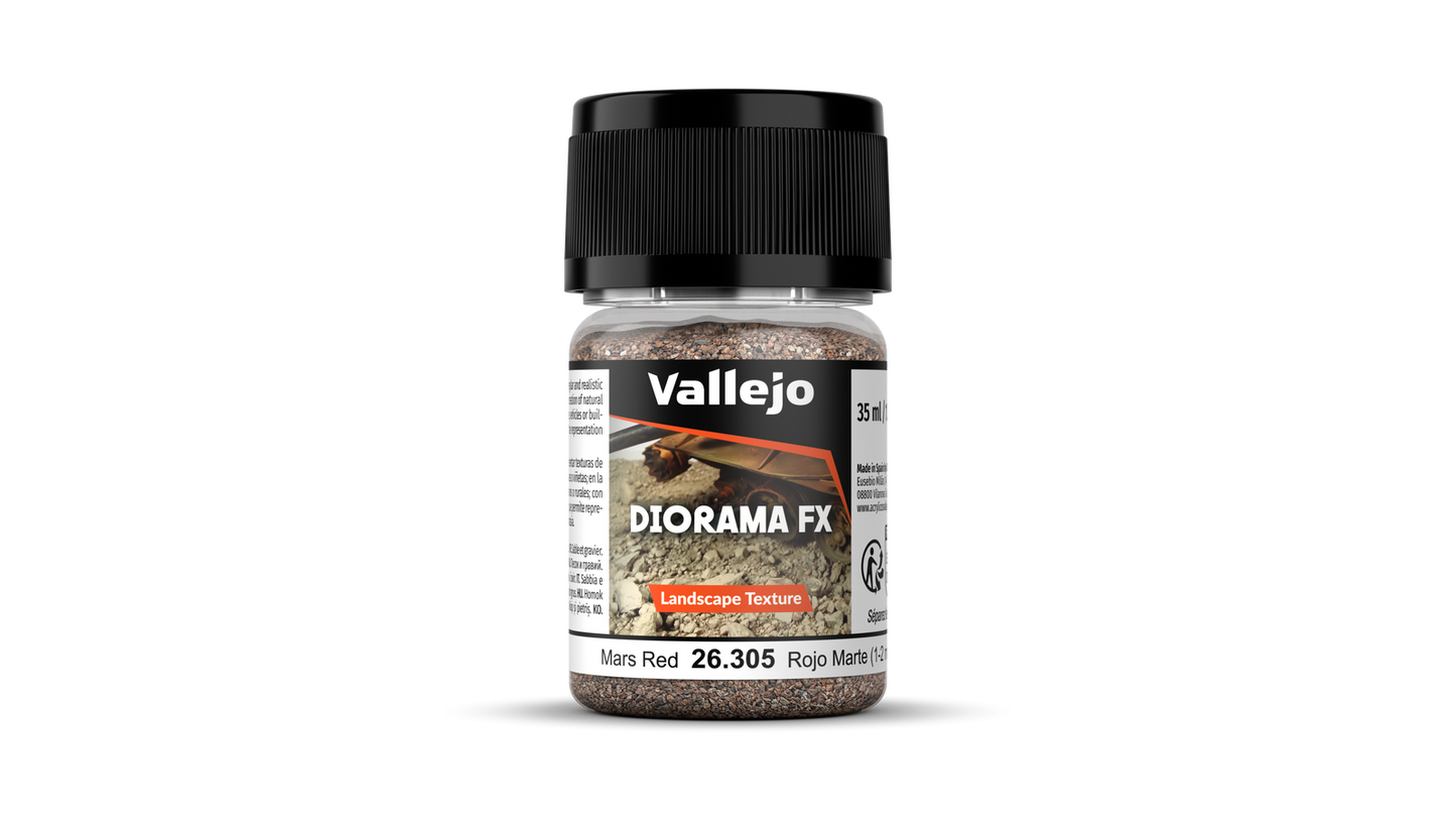 Vallejo: Diorama Effects - Landscape Textures Mars Red 35ml (1-2mm)
