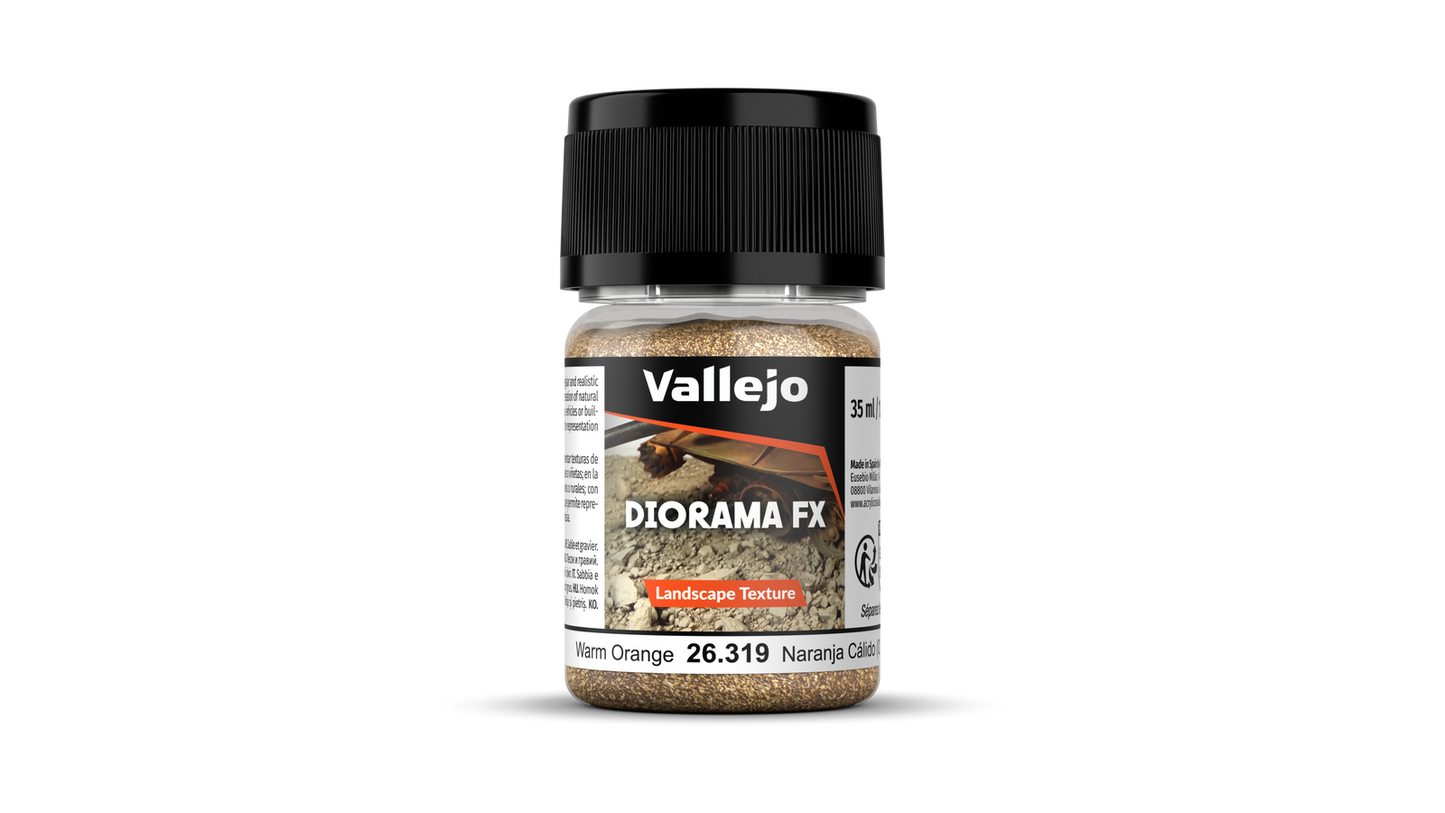 Vallejo: Diorama Effects - Landscape Textures Warm Orange 35ml (0.1-0.6mm)