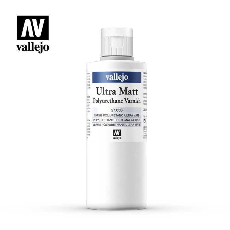 Vallejo: Polyurethane Ultra Matte Varnish 200ml