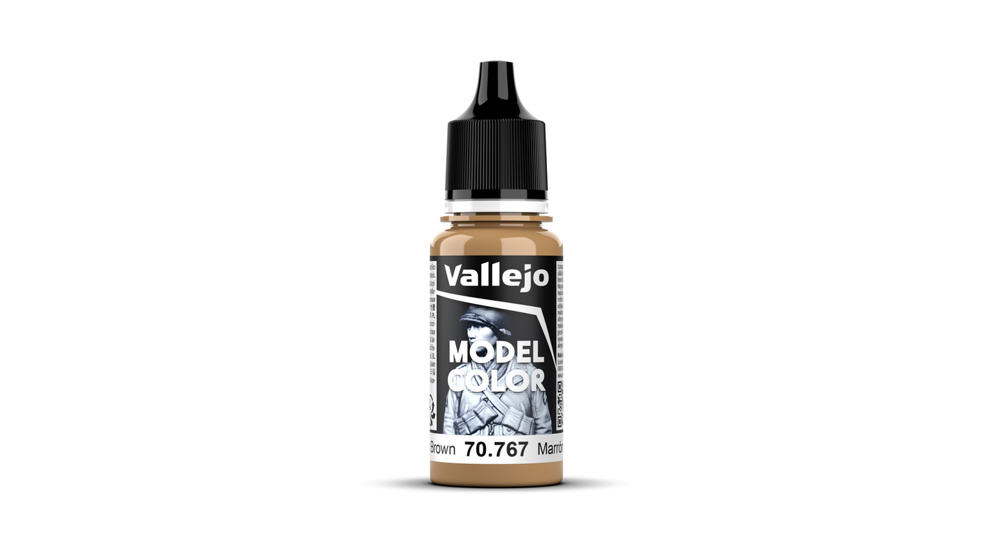 Vallejo: Model Colour #138 - Desert Brown - 18 ml Matt Acrylic Paint