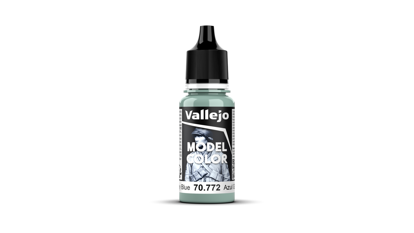 Vallejo Model Colour #171 - Medium Grey Blue - 18 ml Matt Acrylic Paint