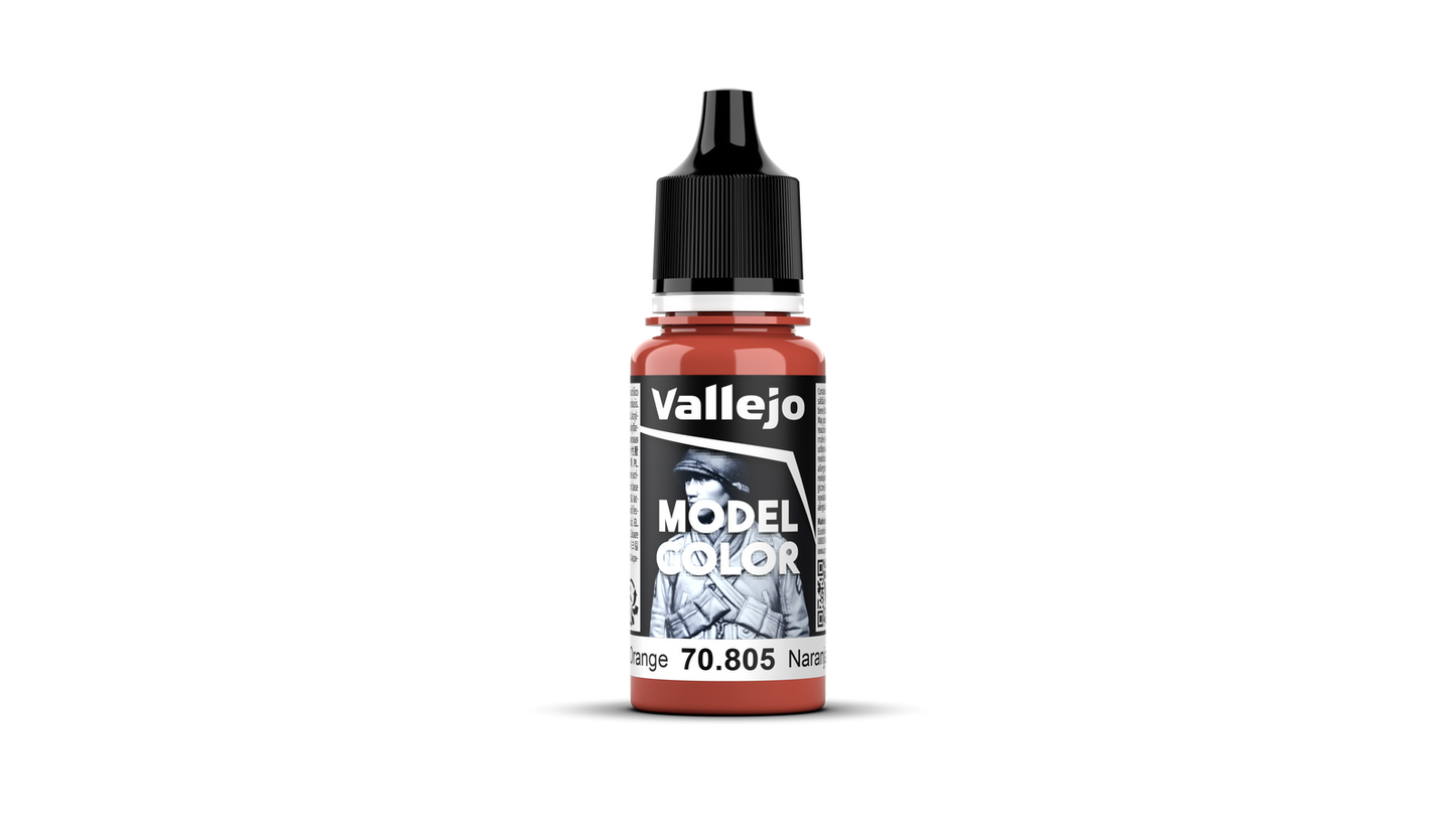 Vallejo: Model Colour #008 - German Orange - 18 ml Matt Acrylic Paint