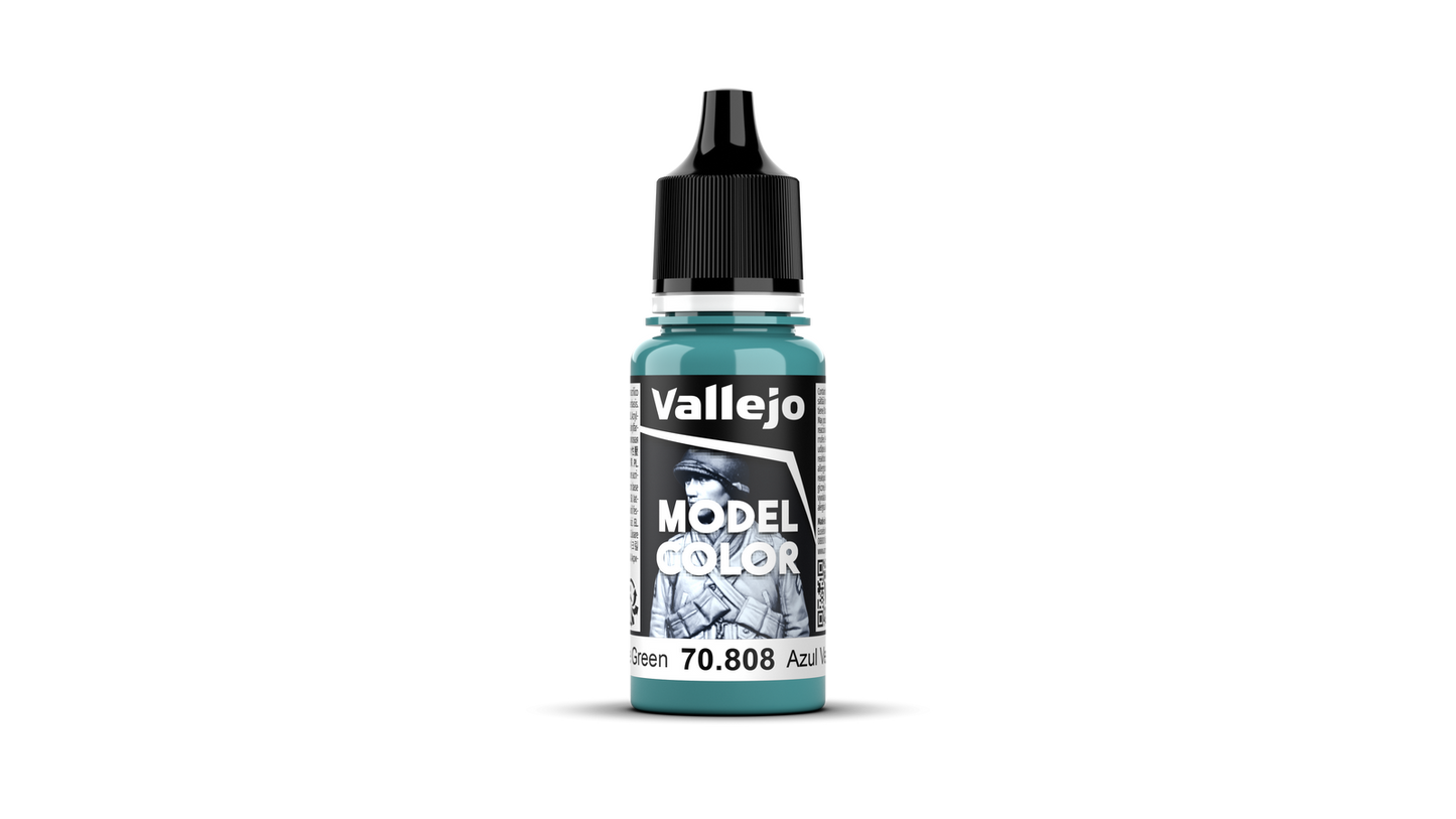 Vallejo Model Colour #069 - Blue Green - 18 ml Matt Acrylic Paint