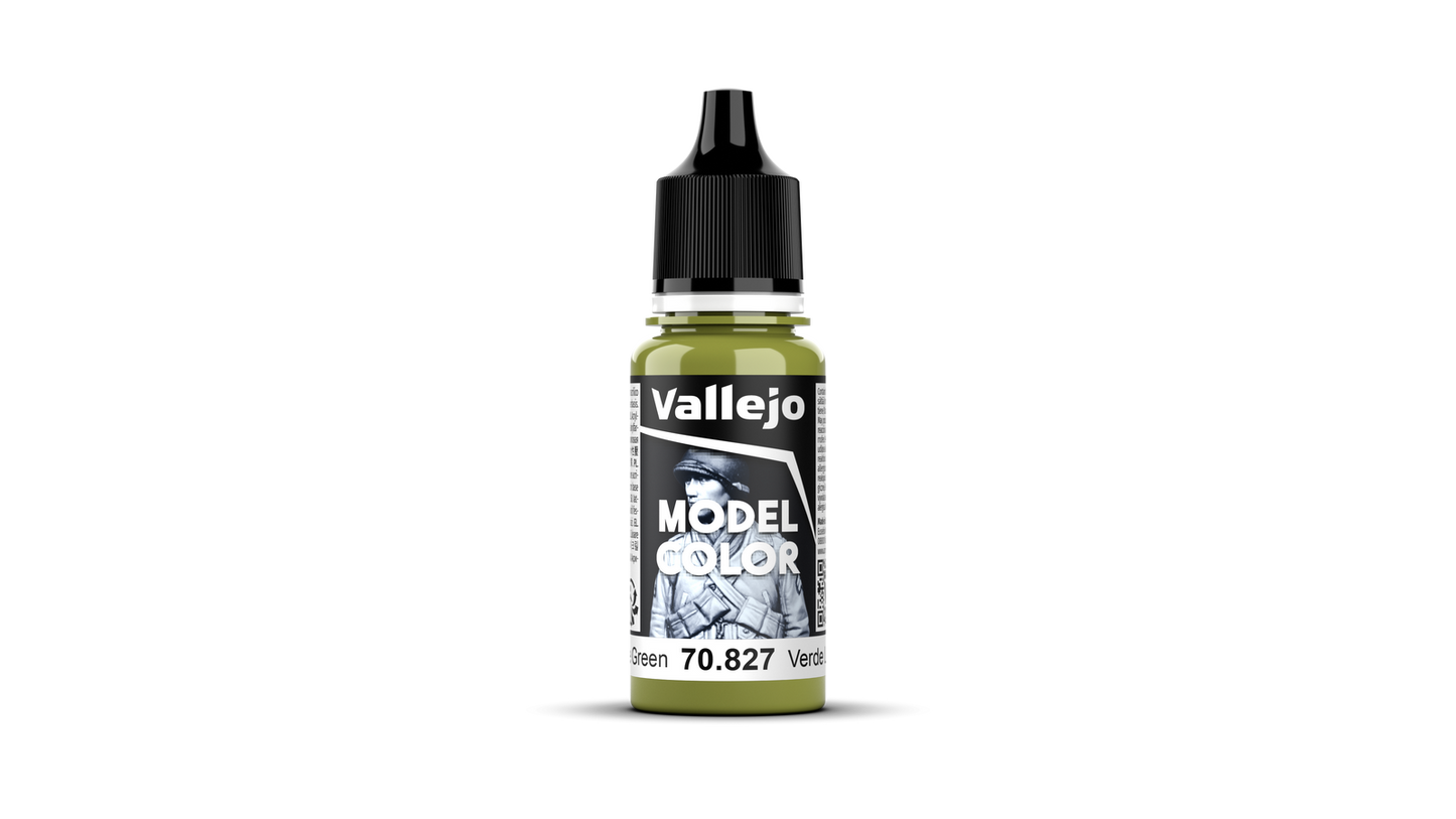 Vallejo Model Colour #091 - Lime Green - 18 ml Matt Acrylic Paint