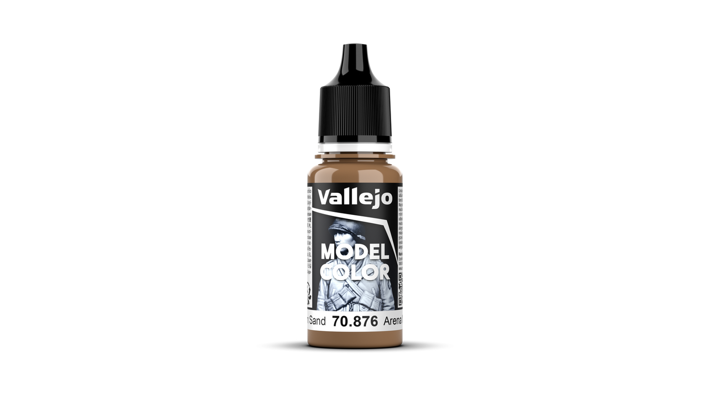 Vallejo: Model Colour #015 - Brown Sand - 18 ml Matt Acrylic Paint