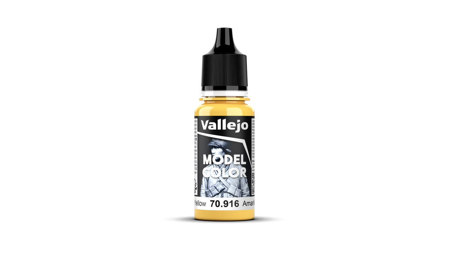 Vallejo: Model Colour #146 - Sand Yellow - 18 ml Matt Acrylic Paint