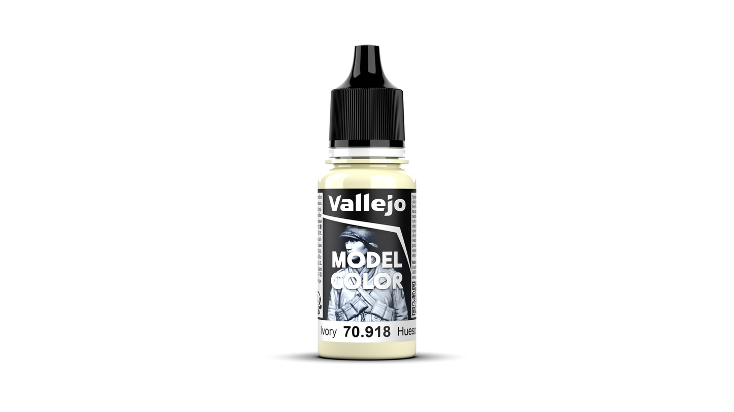 Vallejo: Model Colour #004 - Ivory - 18 ml Matt Acrylic Paint