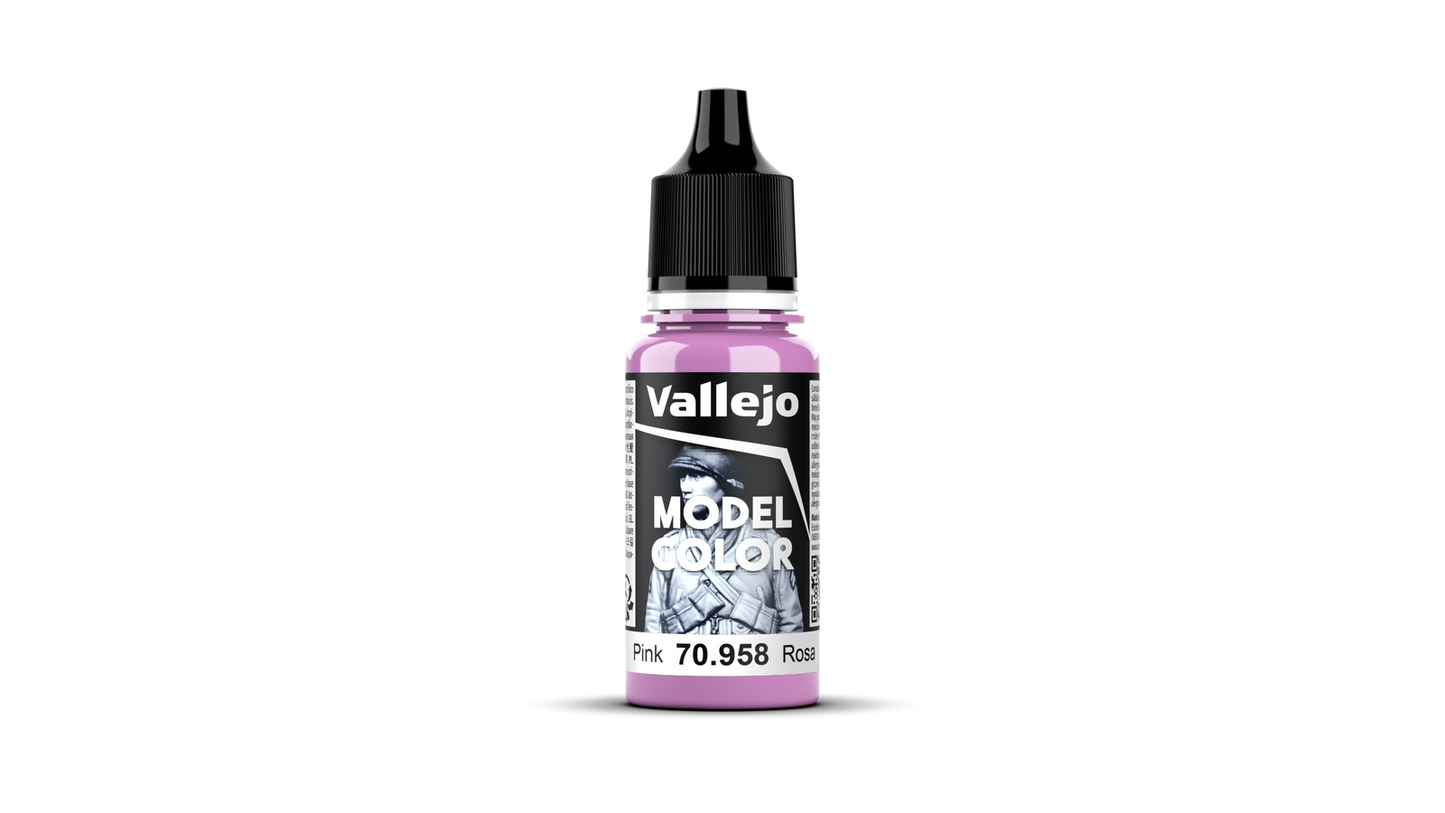 Vallejo: Model Colour #043 - Pink - 18 ml Matt Acrylic Paint