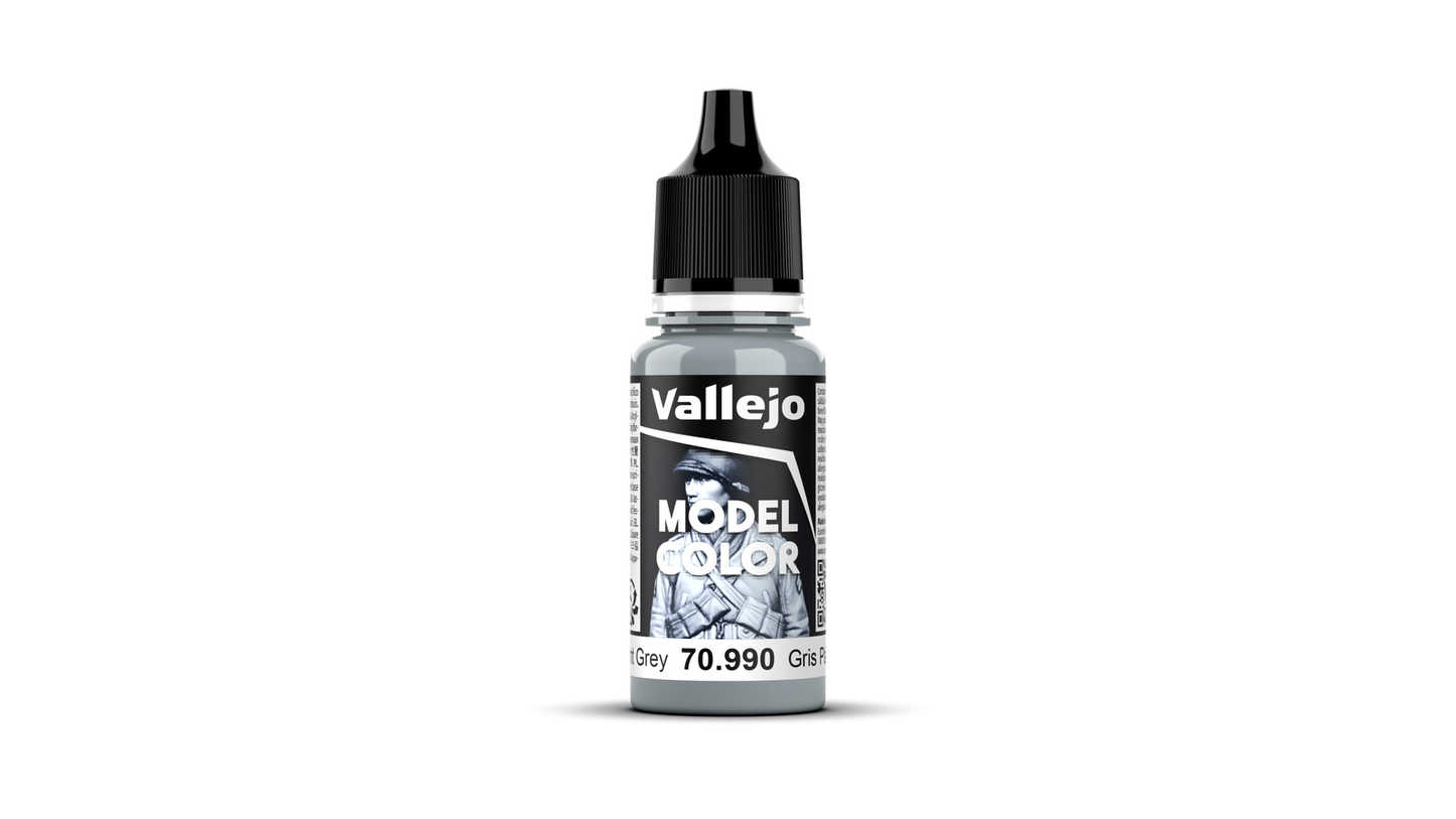 Vallejo: Model Colour #177 - Light Grey - 18 ml Matt Acrylic Paint