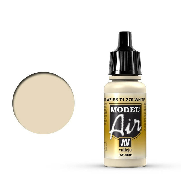 Vallejo: Model Air Off-White 17 ml Acrylic Airbrush Paint