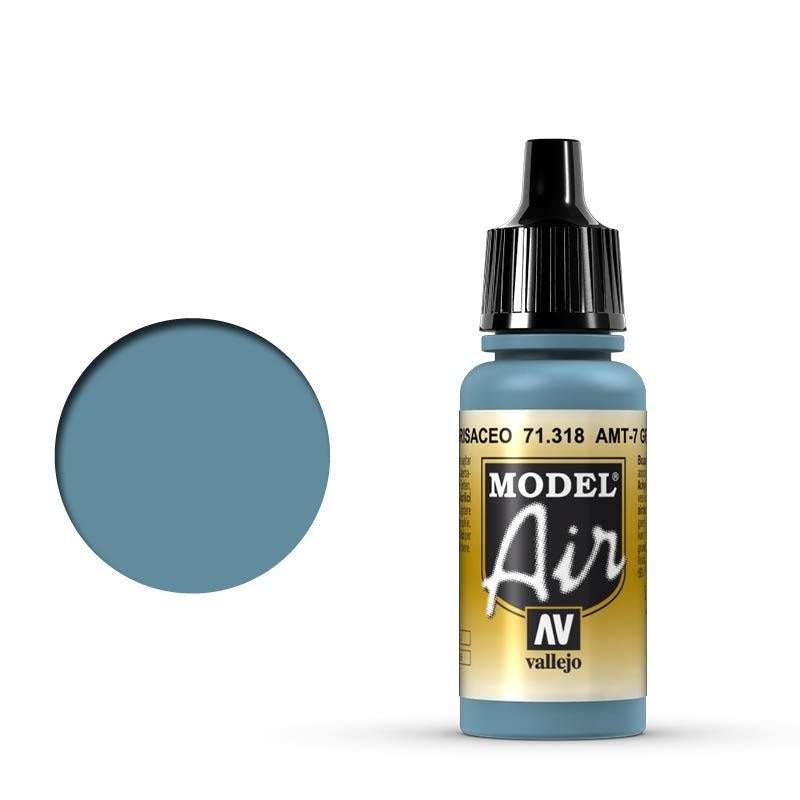 Vallejo: Model Air AMT-7 Greyish Blue 17 ml Acrylic Airbrush Paint