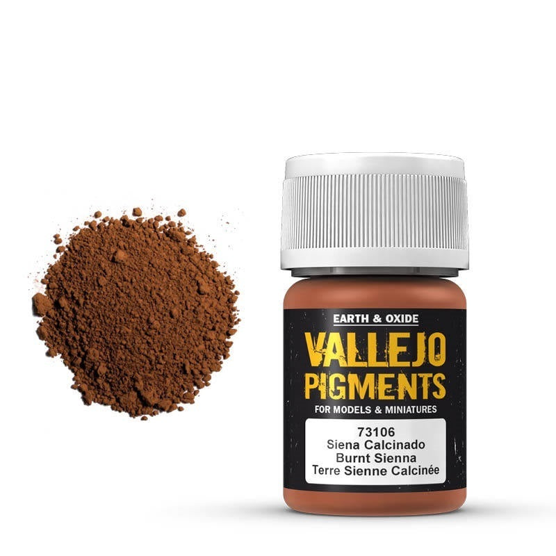Vallejo Pigments: Burnt Sienna 30 ml