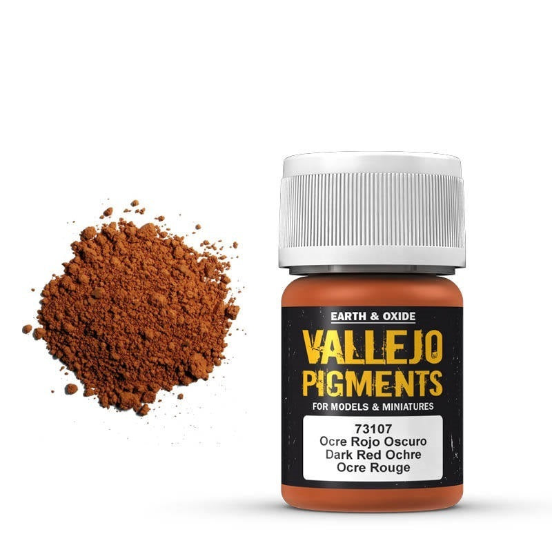 Vallejo Pigments: Dark Red Ochre 30 ml