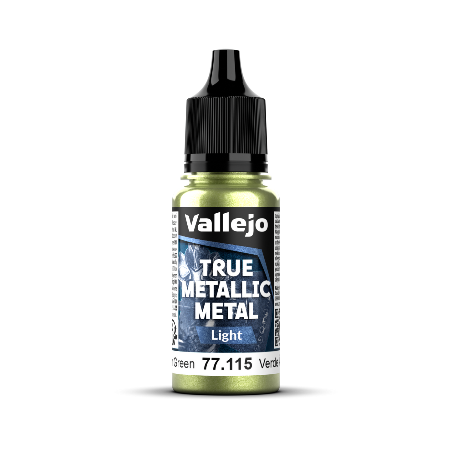 Vallejo: True Metallic Metal Light - Amber Green 18 ml