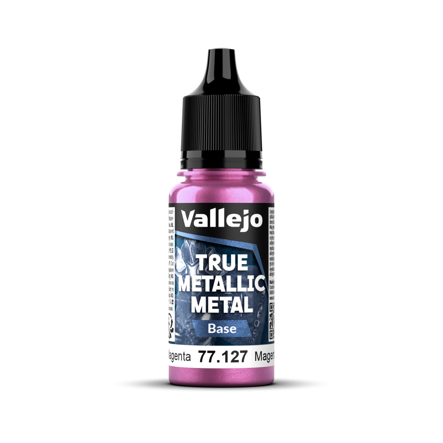 Vallejo: True Metallic Metal Base - Crimson Magenta 18 ml