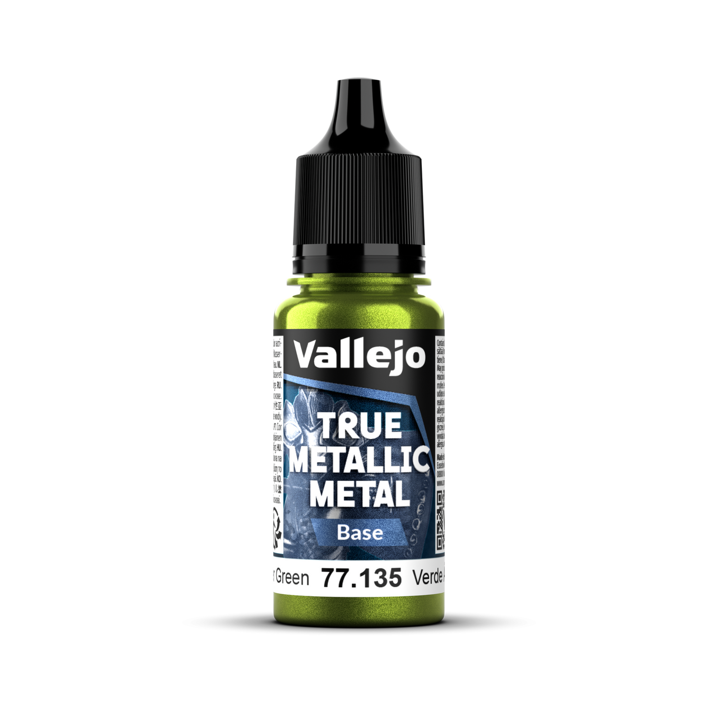 Vallejo: True Metallic Metal Base - Amber Green 18 ml