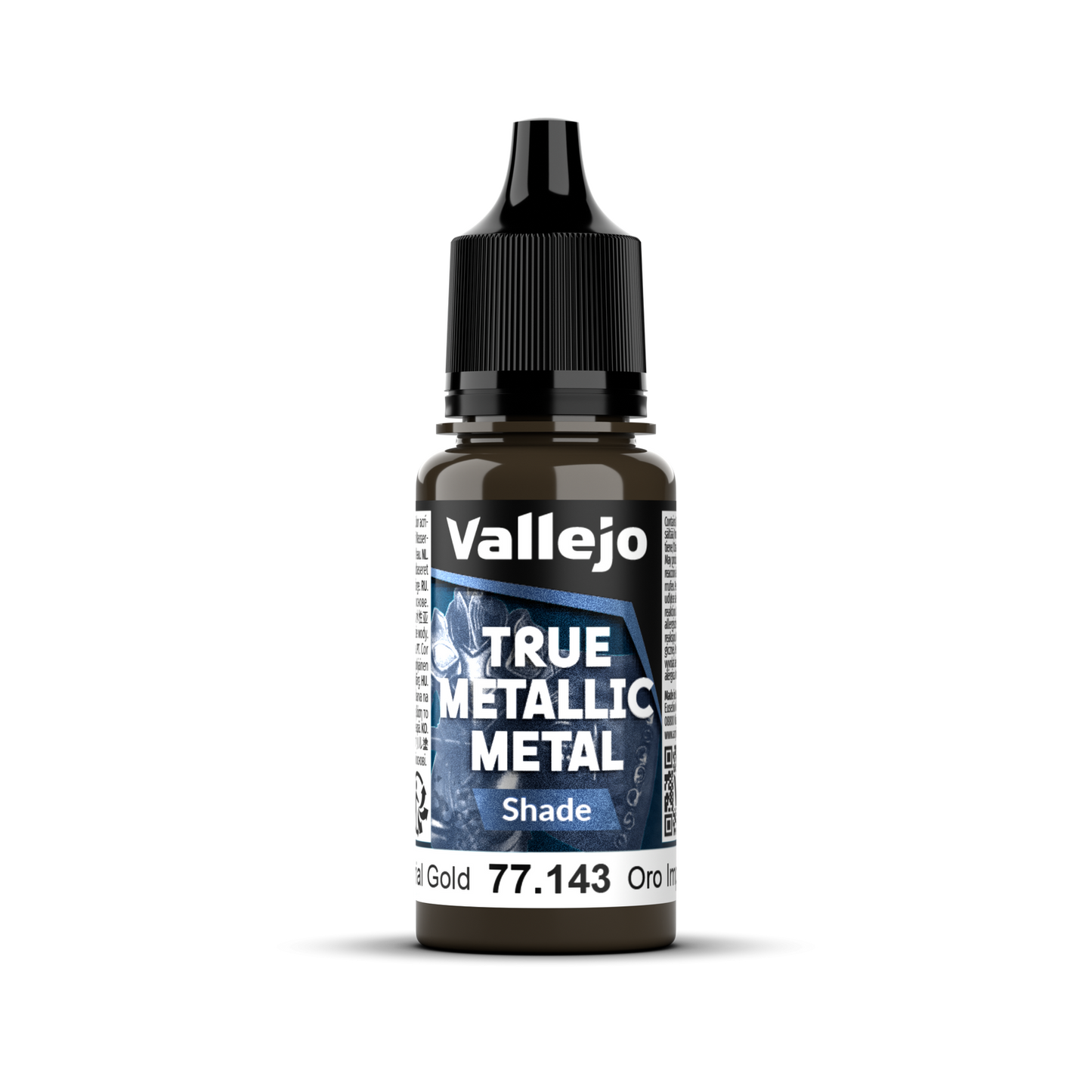 Vallejo: True Metallic Metal Shade - Imperial Gold 18 ml