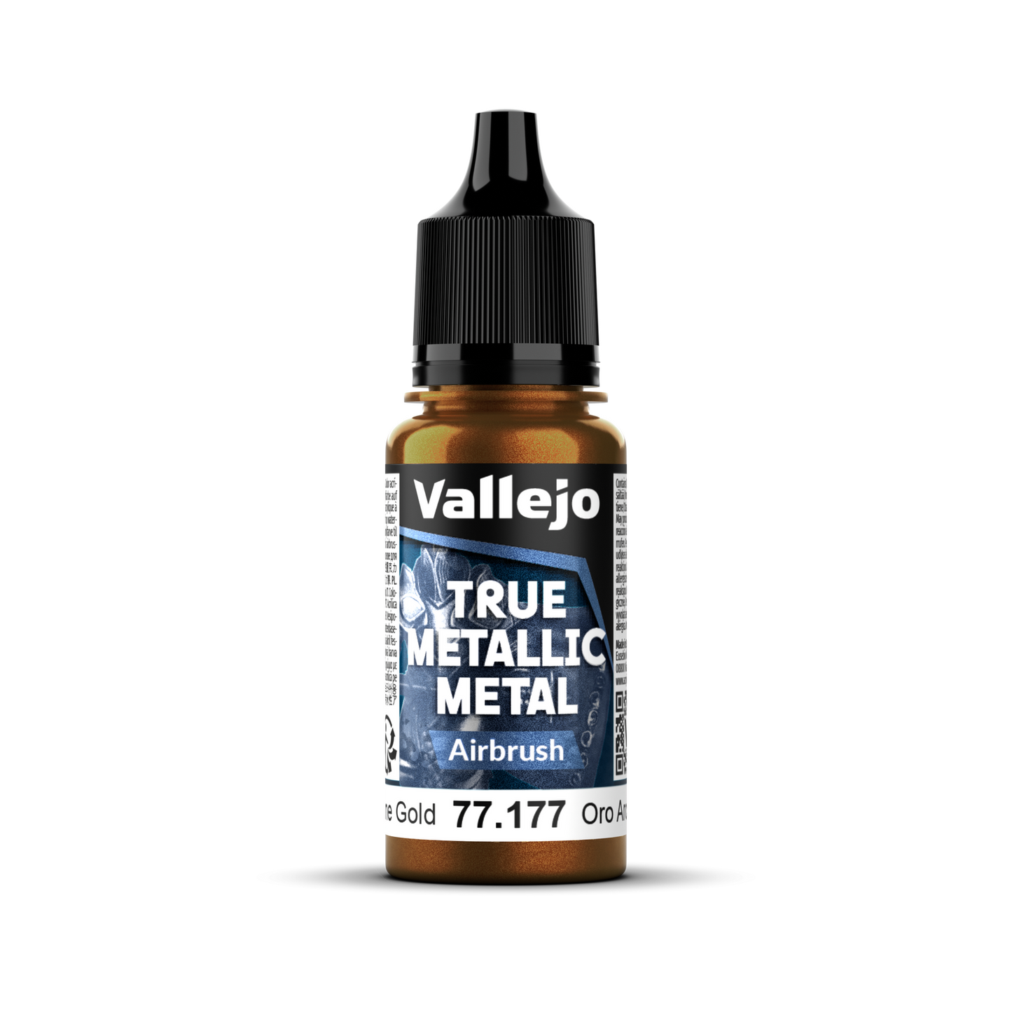 Vallejo: True Metallic Metal Airbrush - Arcane Gold 18 ml