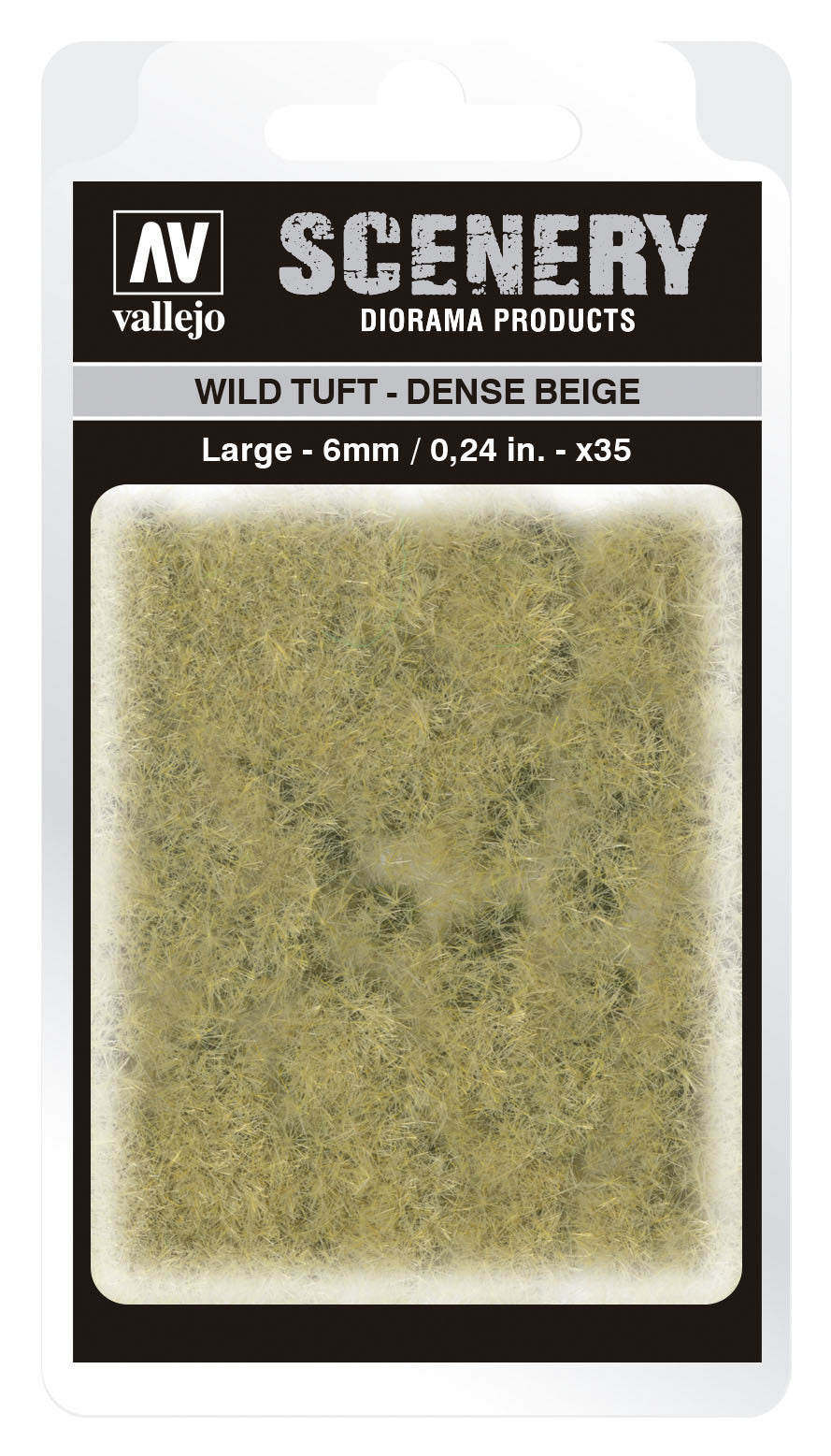 Vallejo: Scenery Tufts Wild Tuft Dense Beige 6mm