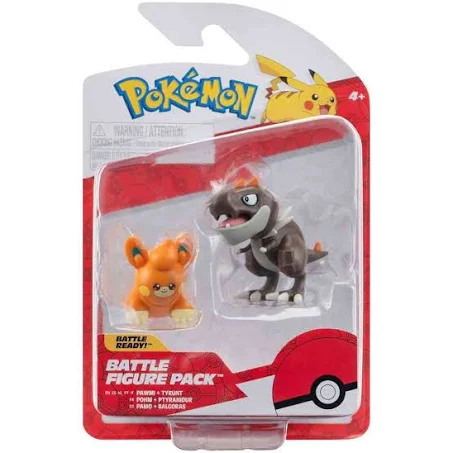 Pokemon: Battle Feature Figure - Pawmi & Tyrunt