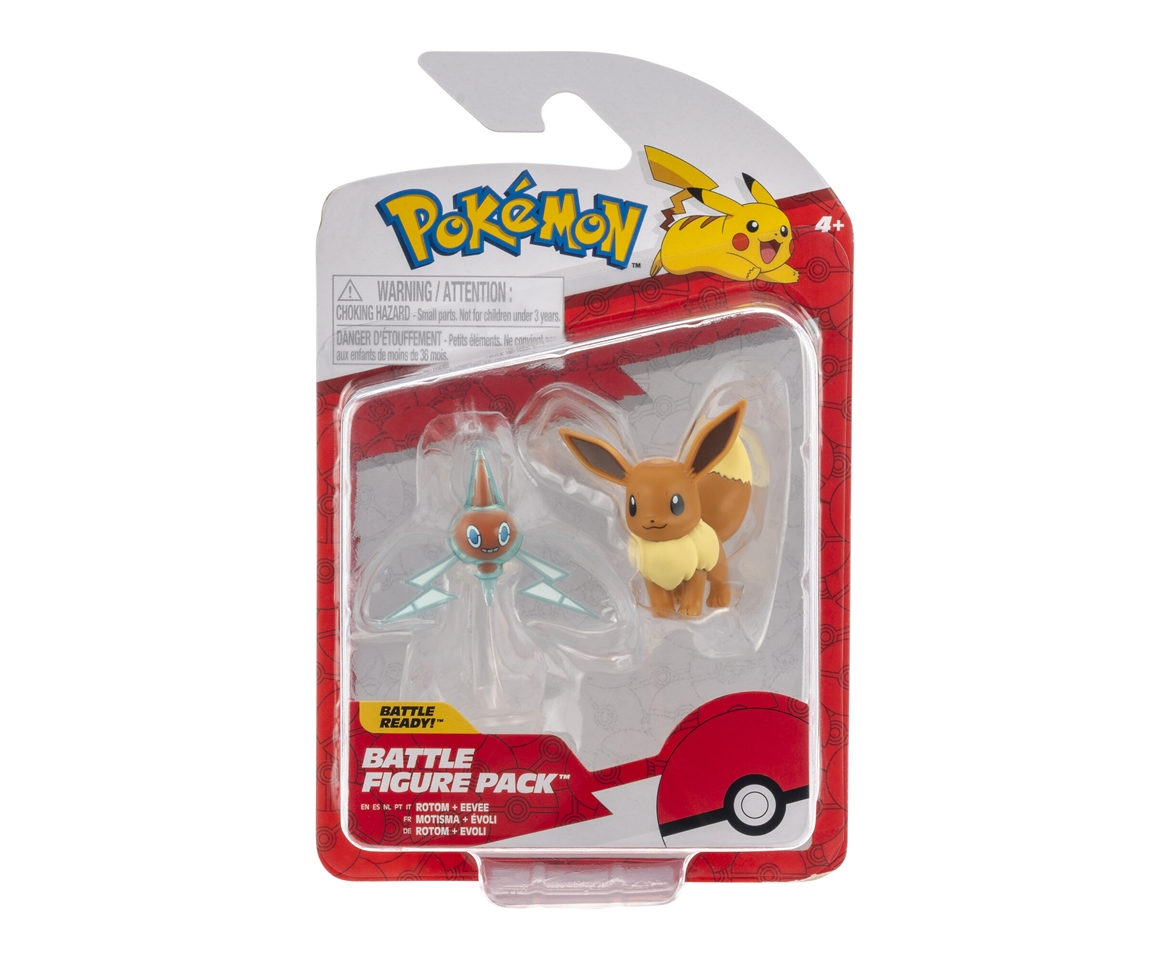 Pokemon: Battle Figure - Rotom + Eevee