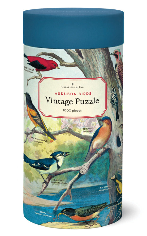 Cavallini Vintage Puzzle: Audubon Birds 1000pc
