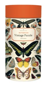 Cavallini Vintage Puzzle: Butterflies 1000pc
