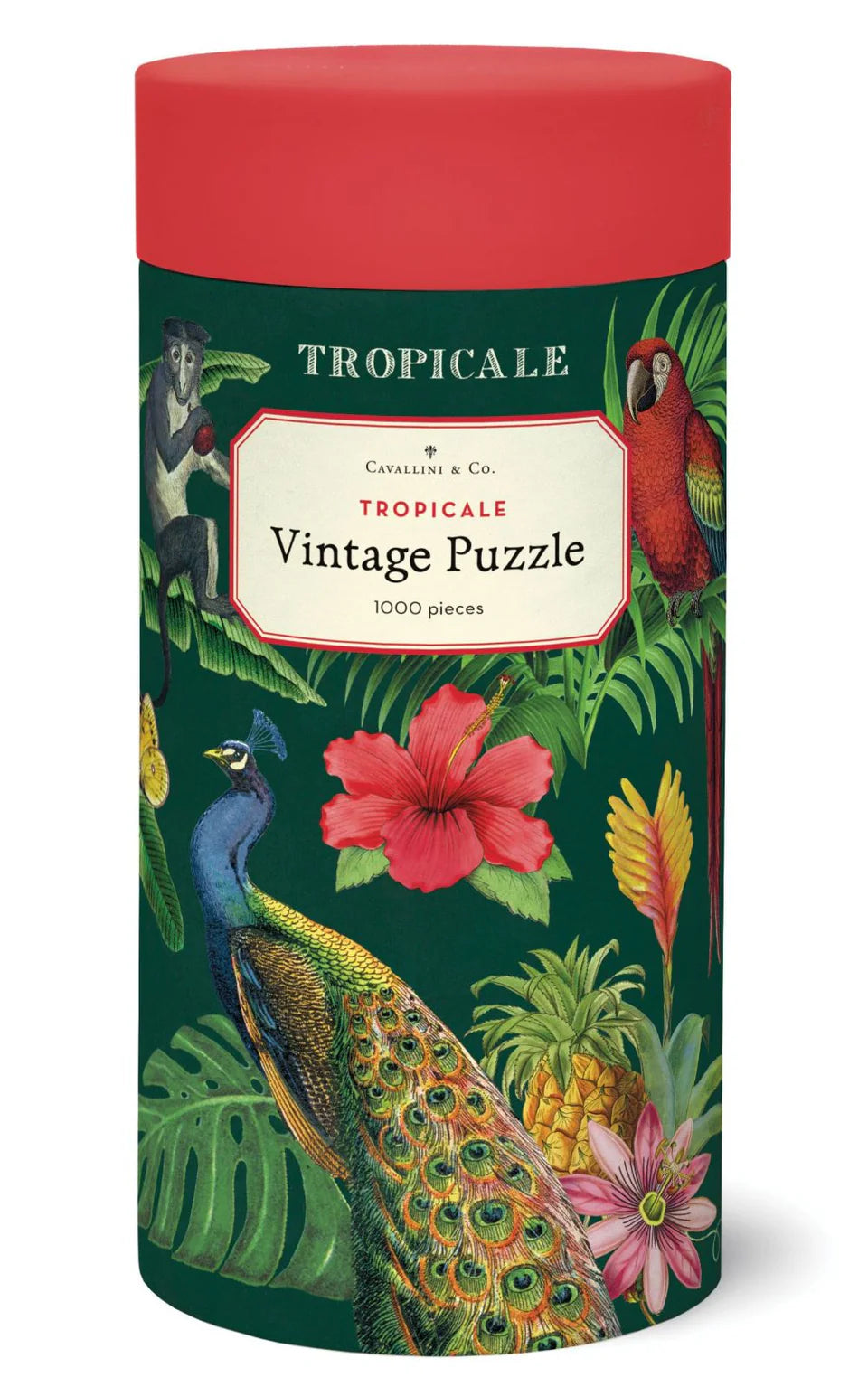 Cavallini Vintage Puzzle: Tropicale 1000pc