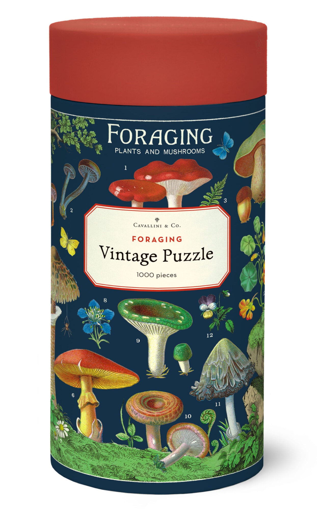 Cavallini Vintage Puzzle: Foraging 1000pc