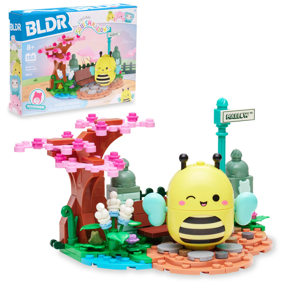Squishmallows: BLDR 2" Sunny’s Park Life Building Set
