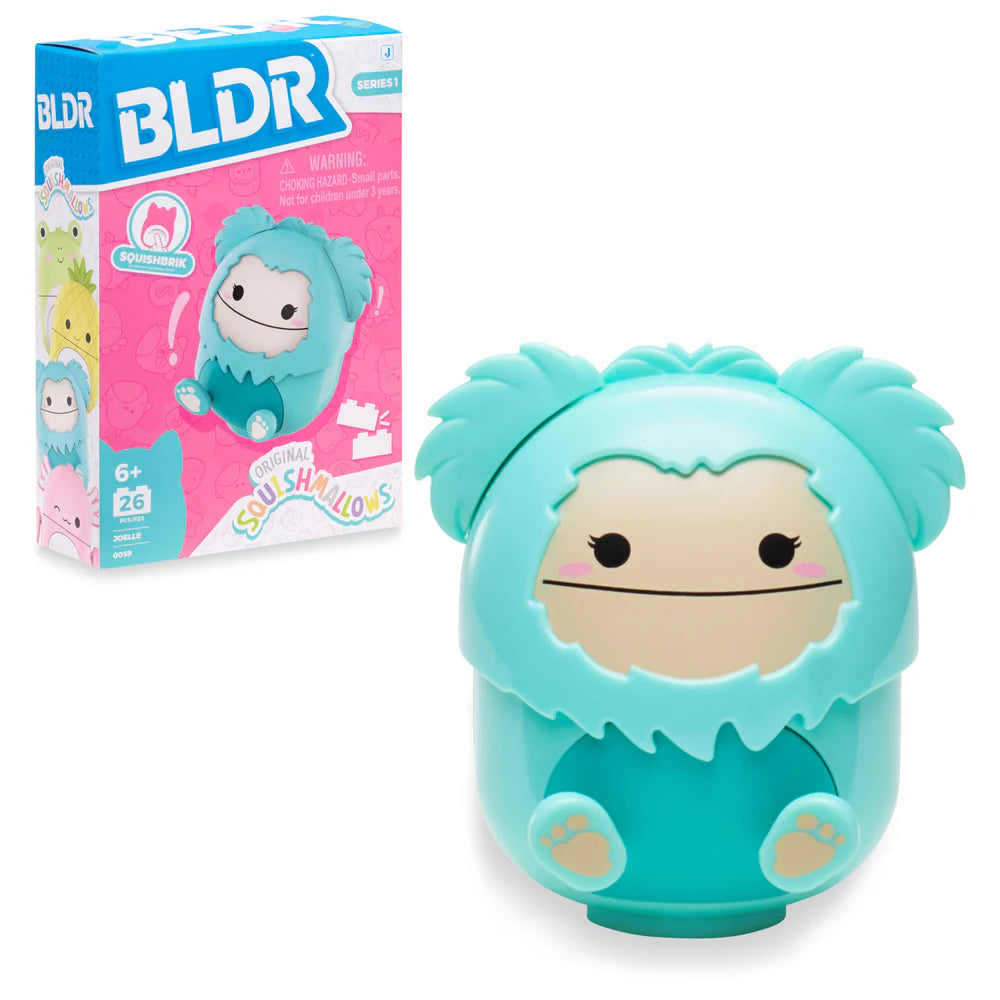 Squishmallows: BLDR 2" Joelle the Bigfoot Buildable Figure
