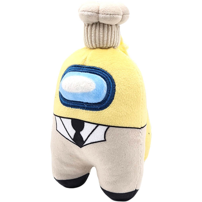 Among Us: Clip On Plush Ejected Edition - Yellow Chef