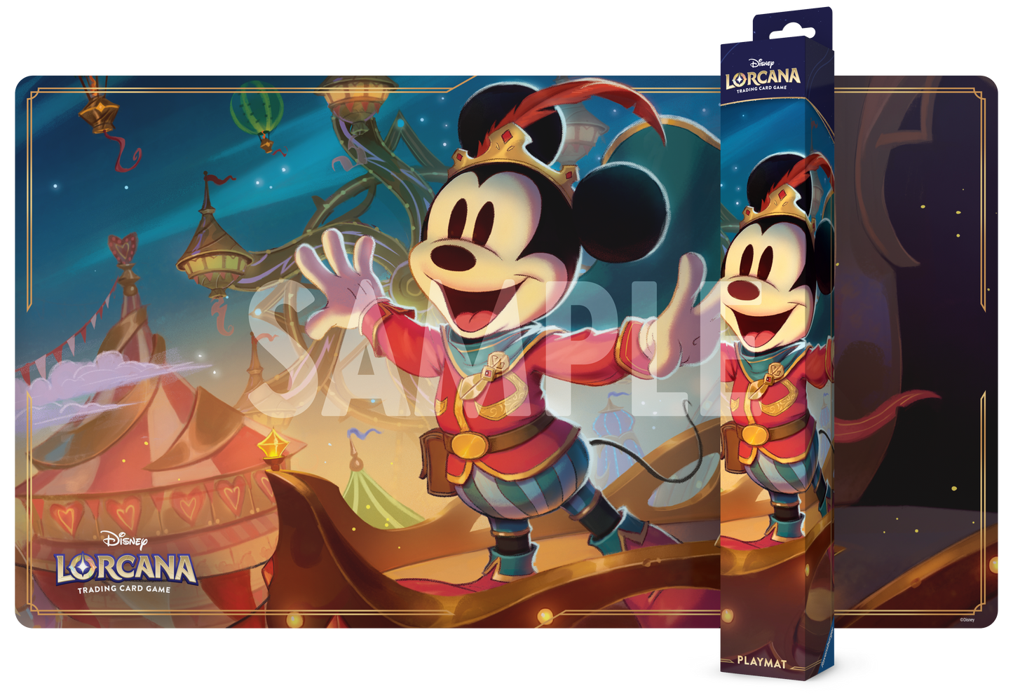 Disney Lorcana: S10 Whispers in the Well Playmat (Mickey Mouse – Brave Little Prince)