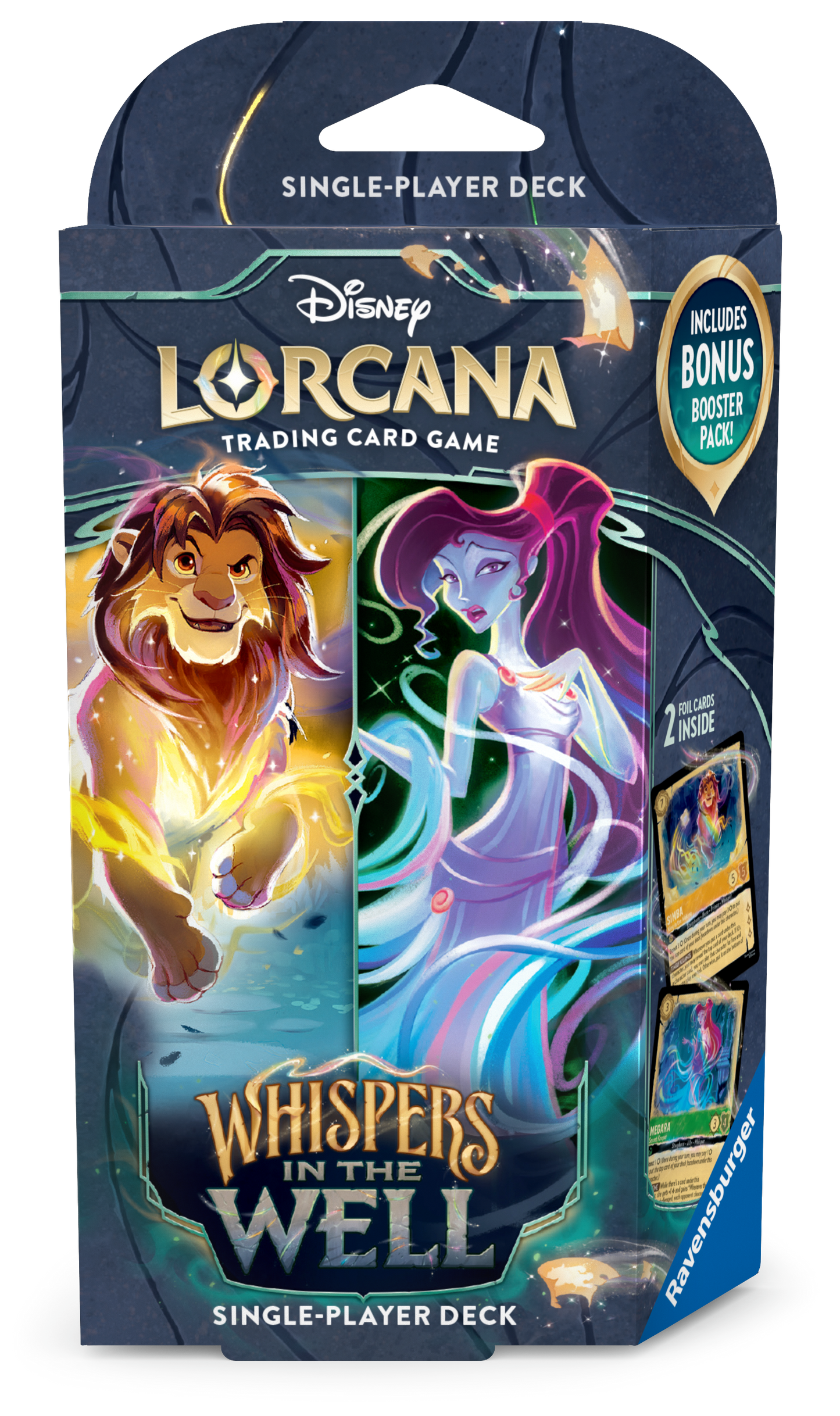 Disney Lorcana: S10 Whispers in the Well - Simba & Megara Deck