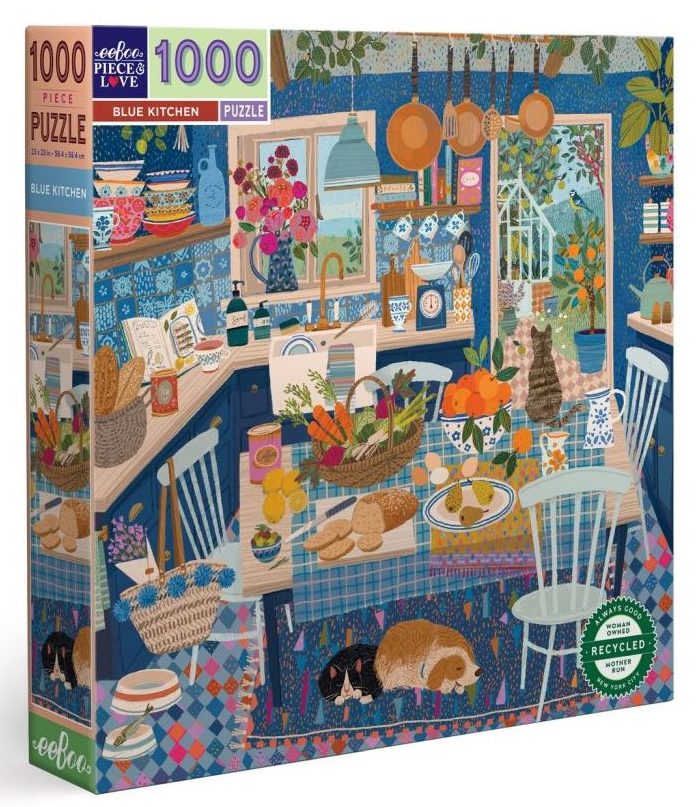 Eeboo: Blue Kitchen 1000pc