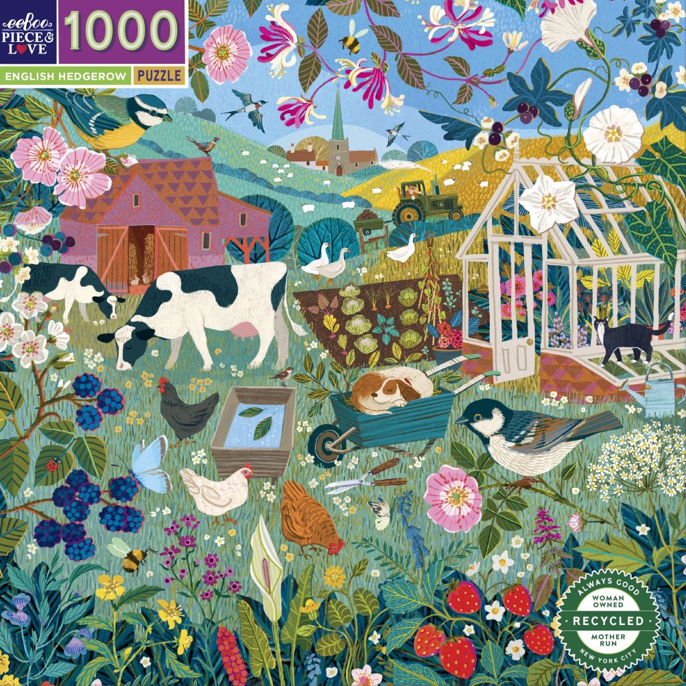 Eeboo: English Hedgerow 1000pc