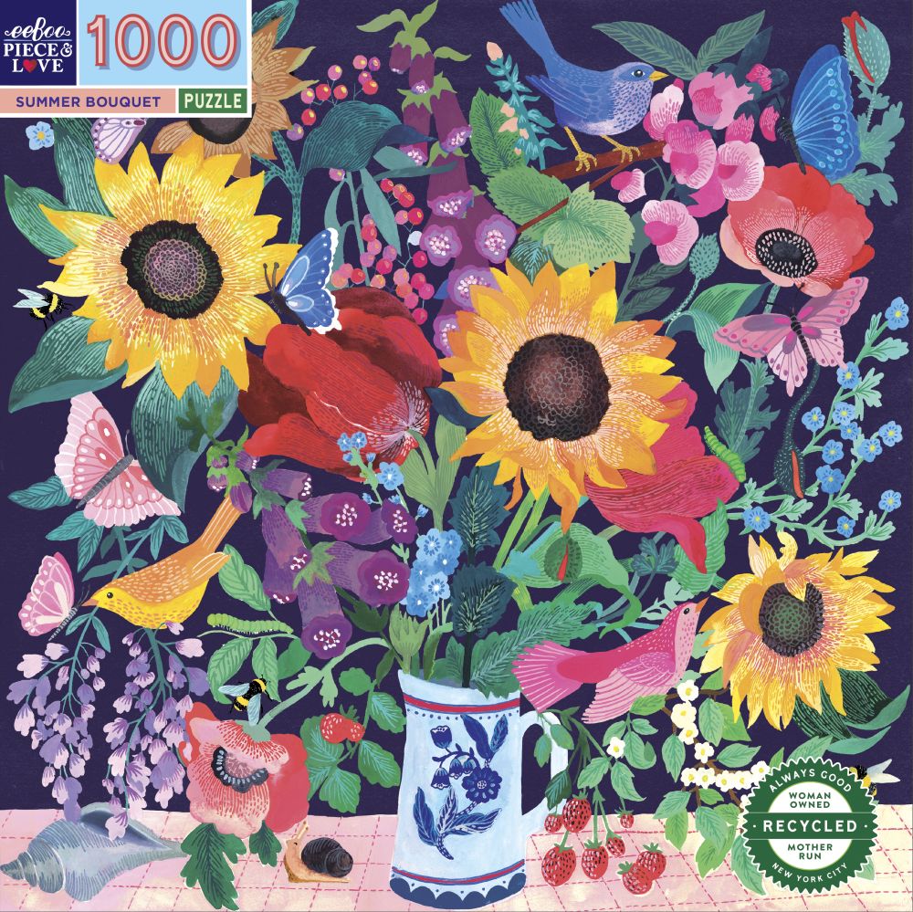 Eeboo: Summer Bouquet 1000pc