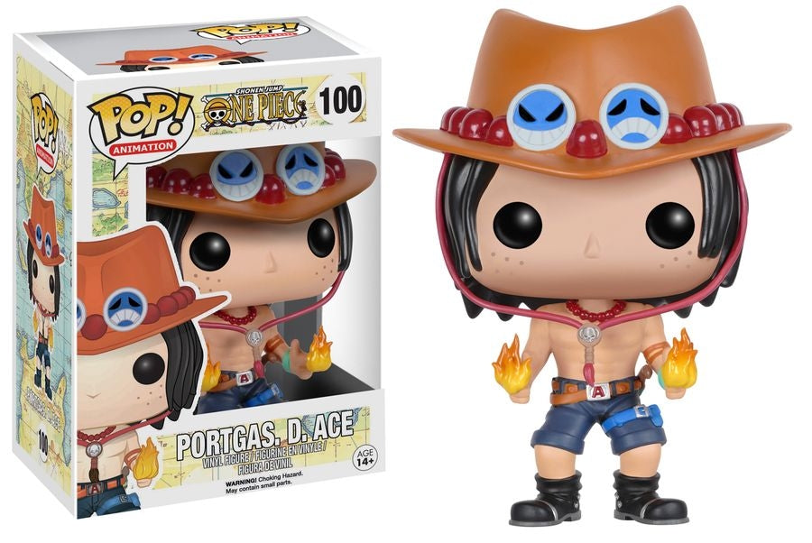Funko: One Piece - Portgas. D. Ace 100 Pop!