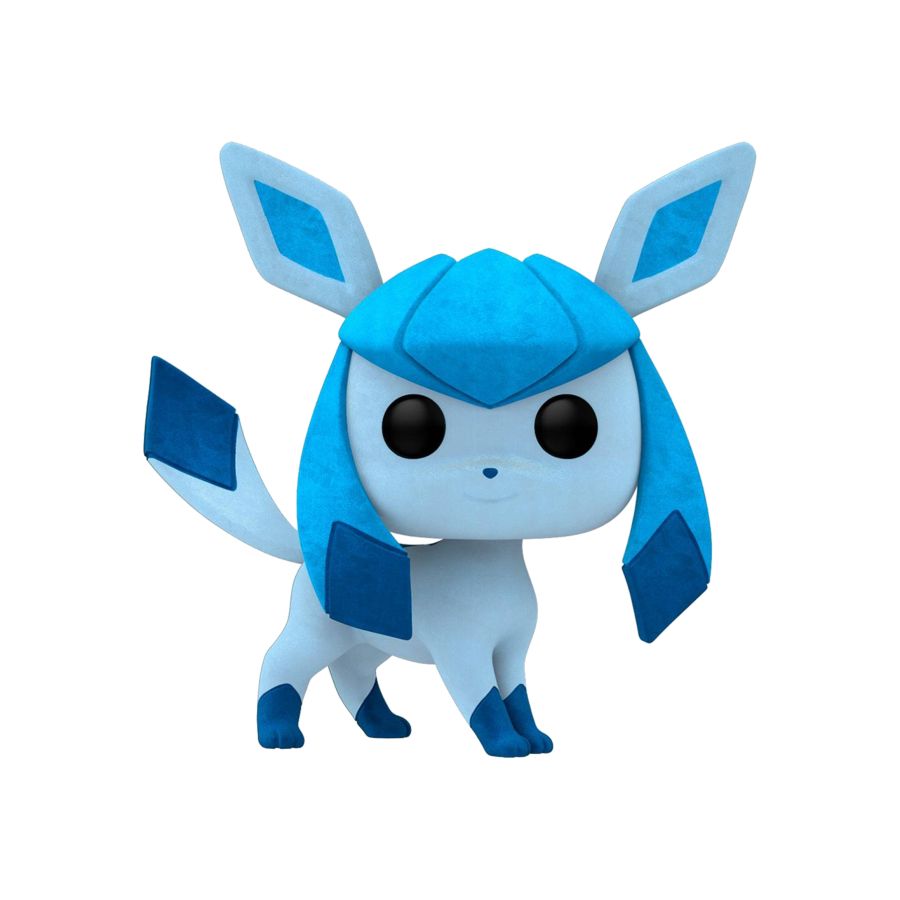 Funko: Pokemon - Glaceon 921 Flocked Pop!