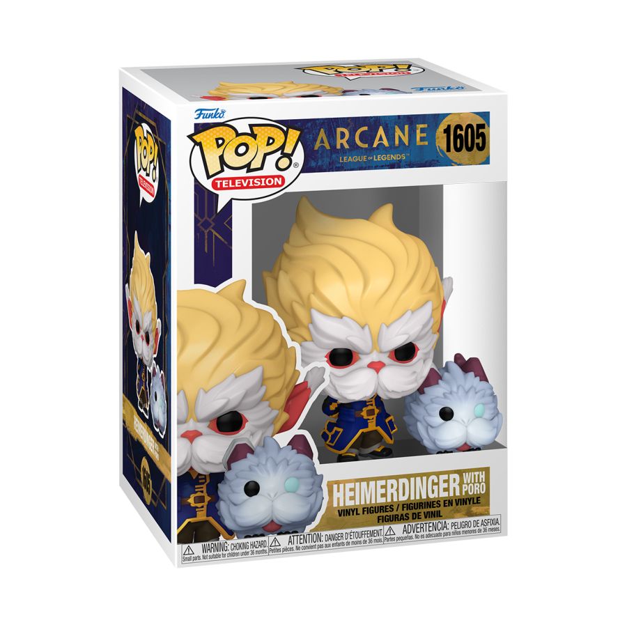 Funko: Arcane - Heimerdinger w/ Poro 1605 Pop!